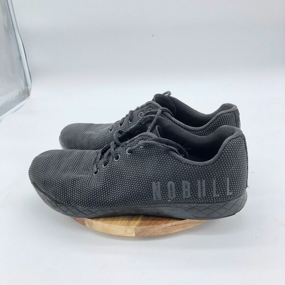 Nobull Trainers Shoes Womens 12.5 Mens 11 Black Athletic Sneakers Superfabric main image 12